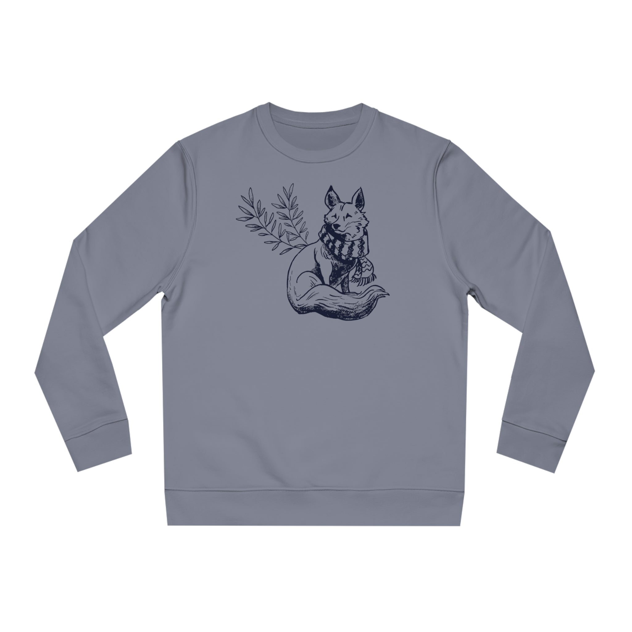 Fuchs im Winter Unisex Sweatshirt - Cottagecore Winterdesign