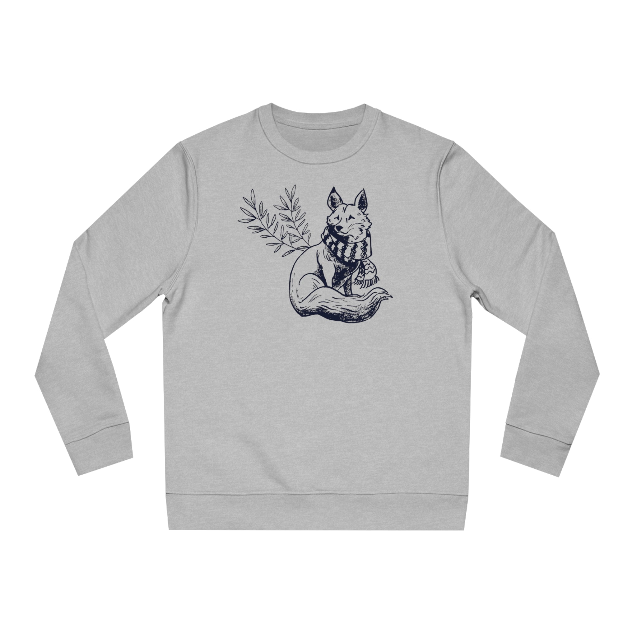 Fuchs im Winter Unisex Sweatshirt - Cottagecore Winterdesign