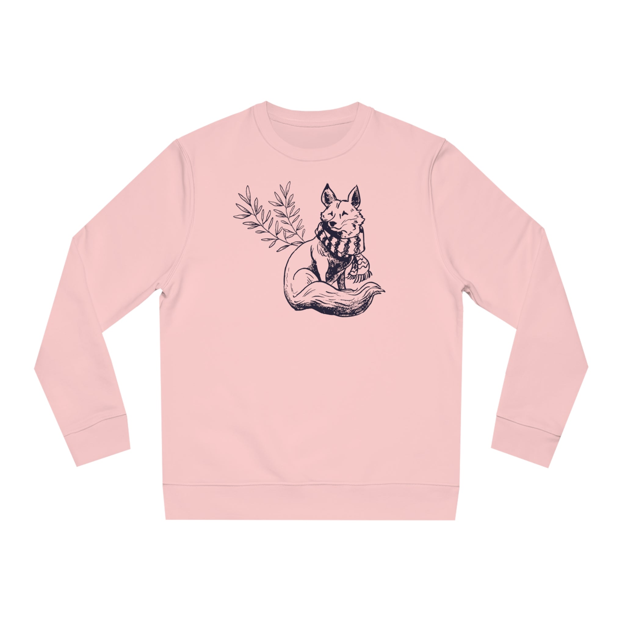 Fuchs im Winter Unisex Sweatshirt - Cottagecore Winterdesign