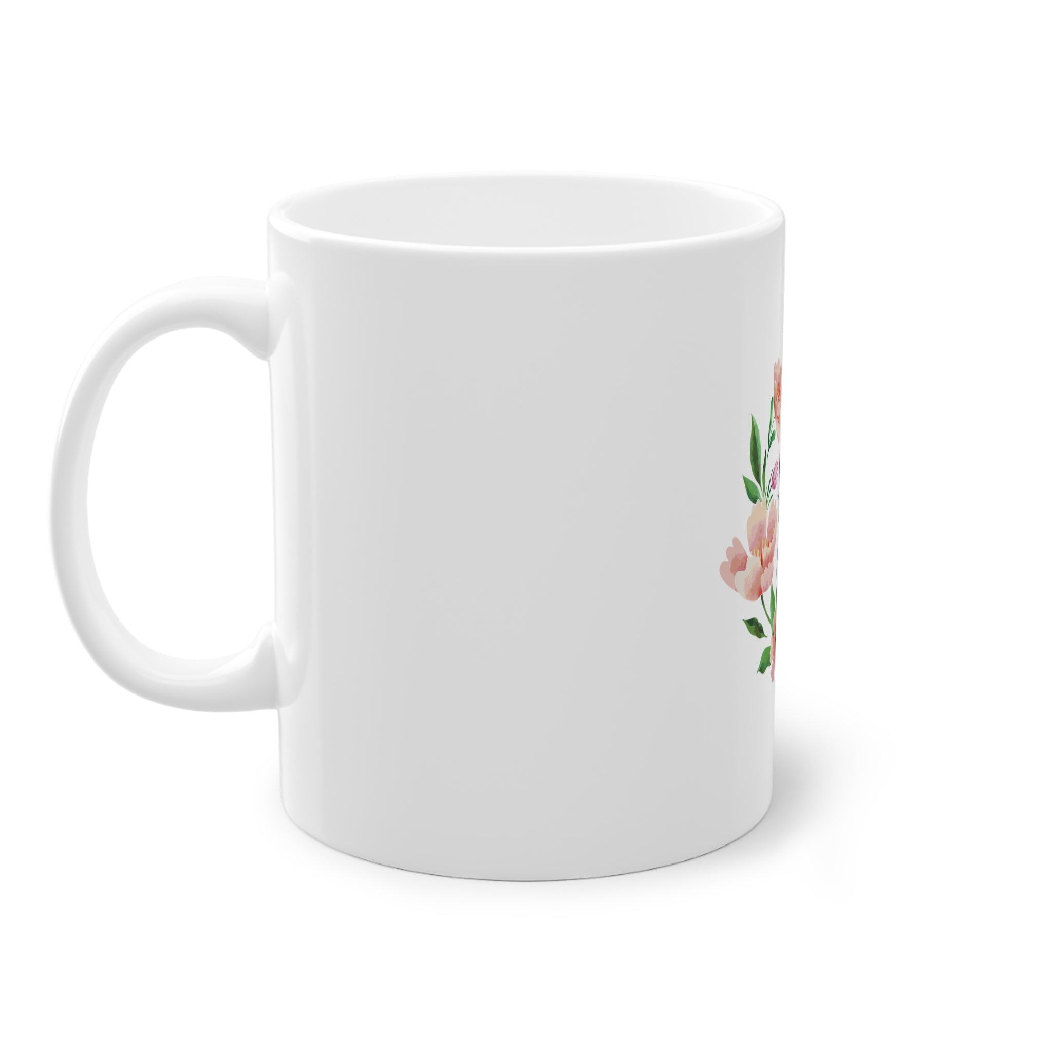 Blumen- und Hirschkäfer Tasse, perfekt für Insektenfans | 325ml