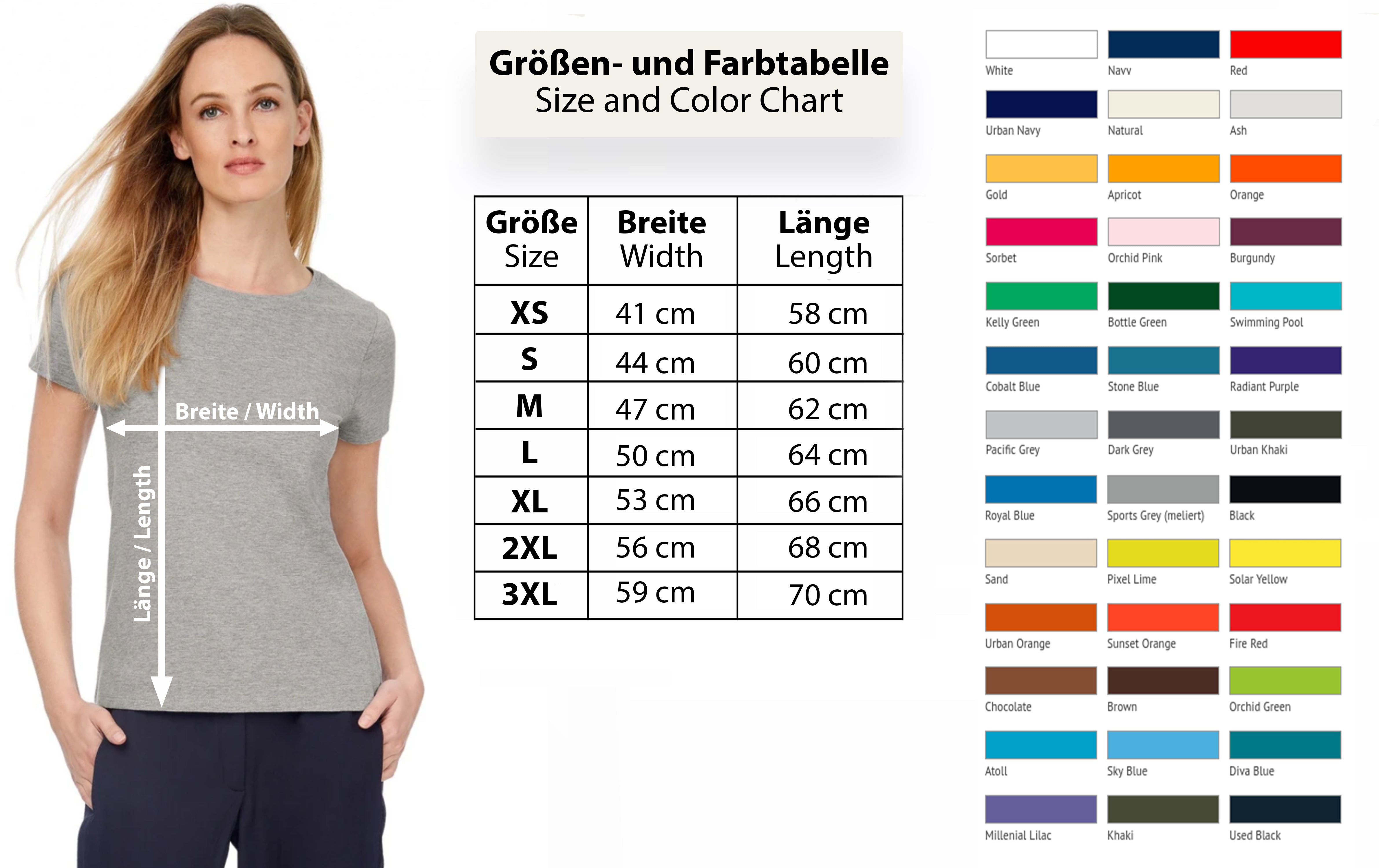 Lilien Blumen Damen T-Shirt, Einzigartiges Florales Design